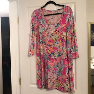 Lilly Pulitzer - Devon A-Line Dress (Tiki Pink)